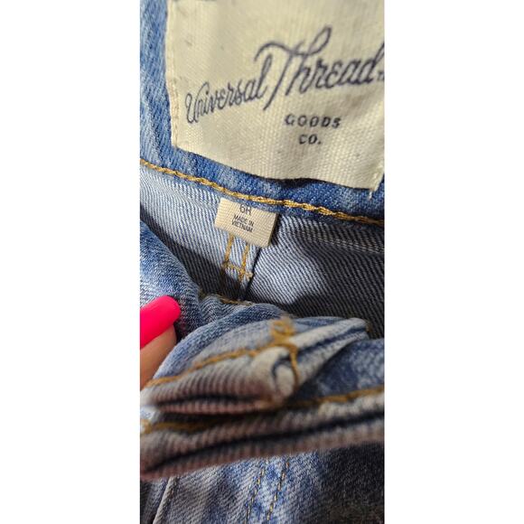 NWT High Rise Wide Leg Light Wash Jeans Ladies size 6R - Picture 5 of 9